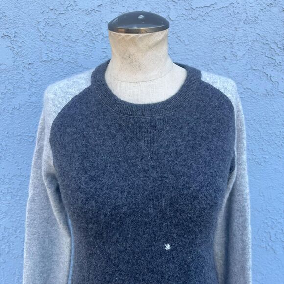 Embroidered Upcycled Sweater Repaired CashmerOne of a kind Womens Xs art to wear - Picture 4 of 10